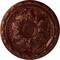 Ekena Millwork Baile Ceiling Medallion (Fits Canopies up to 3 1/4"), Hand-Painted Antique Copper, 20"OD x 1 5/8"P CM20BLACS - alternate 1